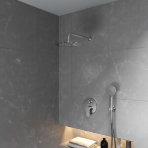 Grifo Empotrable Ducha Round Monomando – Cromo | GME