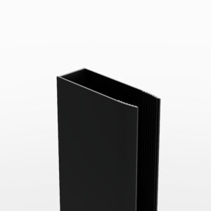 0017 Perfil Pared H150 Negro