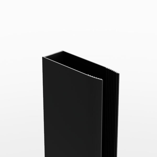 0017 Perfil Pared H150 Negro