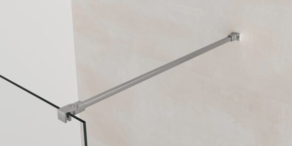 Brazo Cuadrado Recto Cromo – GME